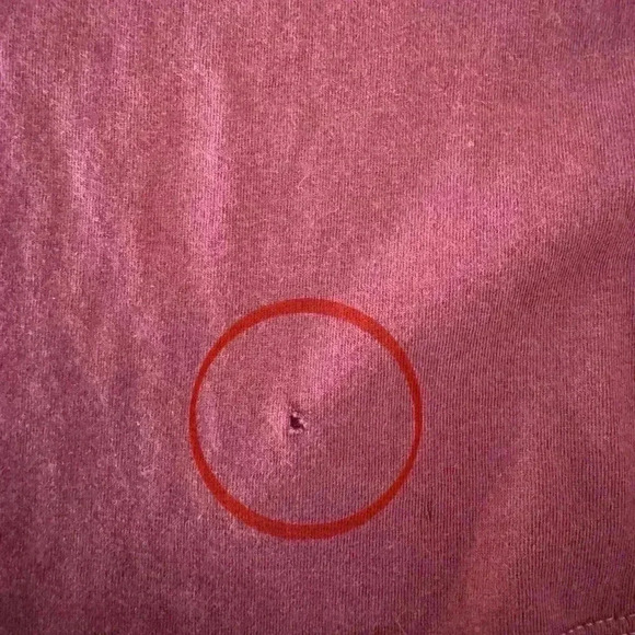 Women's ASOS Short Sleeve Maroon T Shirt Casual Lightweight - Picture 6 of 6